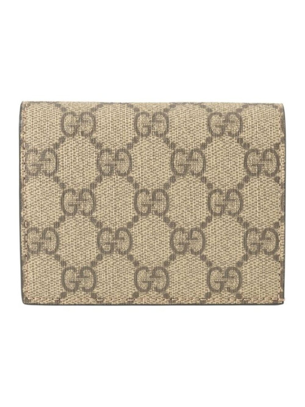 Gucci Bifold Wallet GG Supreme Beige Brown